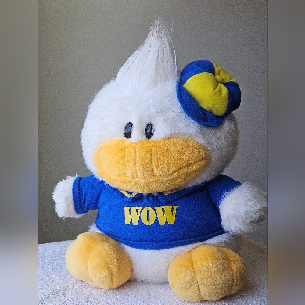 Vintage Rare Retired XLarge duck plush 18"×15"×13"